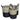 Seagrass Charcoal Storage Baskets - Set of 3